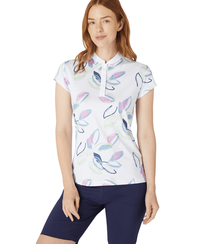 TAILLE L - Polo Floral CALLAWAY CGKSD023 Fruit Dove