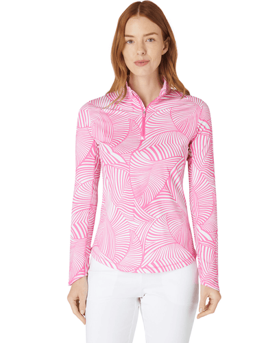 CALLAWAY Colourblock Sun Protection Polo CGKSF300 Cheeky Pink