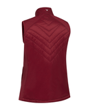 CALLAWAY Engineered Thermal Chev Quilted Vest CGVFD024 Rumba Red