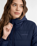 CALVIN KLEIN Athena Hooded Puffer Jacket 100 Navy