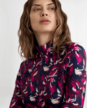 CALVIN KLEIN Dakota Quarter Zip Top 995 Print