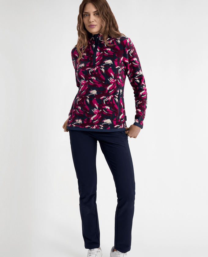 CALVIN KLEIN Tate Fleece Top 997 Print