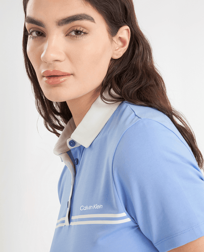 CALVIN KLEIN Bellevue Polo 958 Cornflower Blue