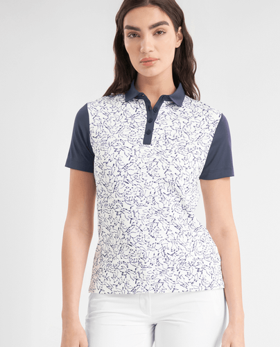 CALVIN KLEIN Polo sans manches craquelé 783 Orchidée