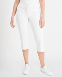 CALVIN KLEIN Isabel Capri 973 White