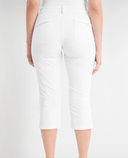 CALVIN KLEIN Isabel Capri 973 White