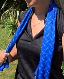 SURPRIZE SHOP Cool Towel/Scarf Blue