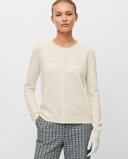ROHNISCH Logo Jacquard Cardigan Tofu