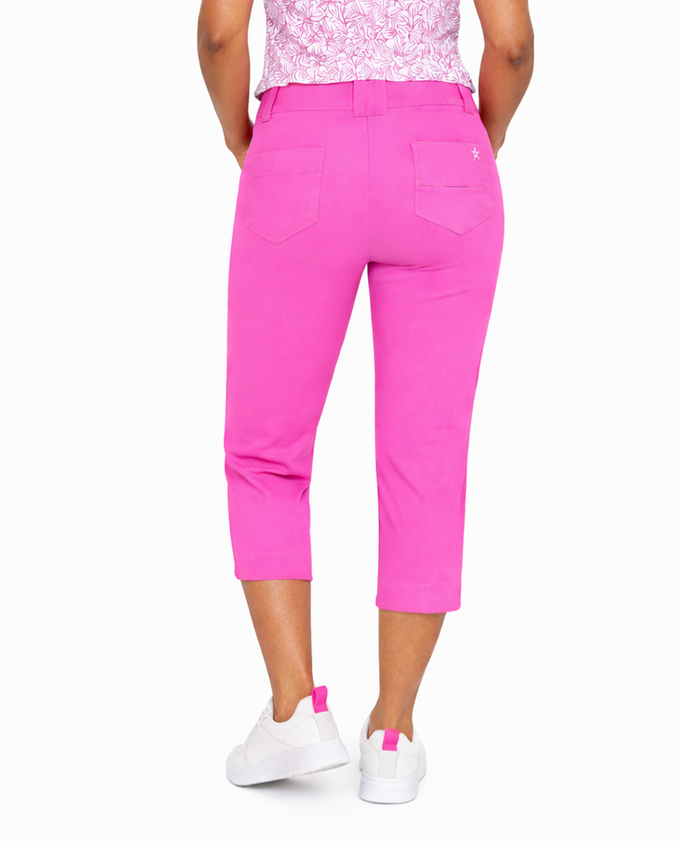 SWING OUT SISTER Core Pull On Capri Super Pink