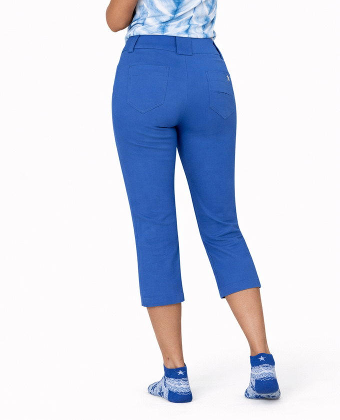 SWING OUT SISTER Core Pull On Capri True Blue