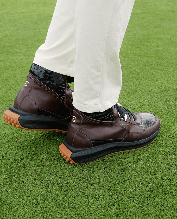 DUCA DEL COSMA Algarve Waterproof Golf Boot Brown