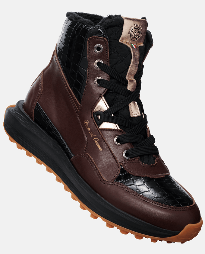 SIZE UK 5 - DUCA DEL COSMA Algarve Waterproof Golf Boot Brown