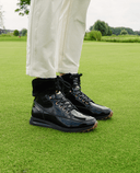 DUCA DEL COSMA Francesca Waterproof Golf Boot Black/Rose Gold