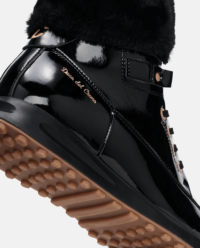 SIZE UK 6 - DUCA DEL COSMA Francesca Waterproof Golf Boot Black/Rose Gold