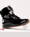 SIZE UK 6 - DUCA DEL COSMA Francesca Waterproof Golf Boot Black/Rose Gold