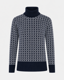 SWING OUT SISTER Donna Knit Roll Neck Megabyte Navy