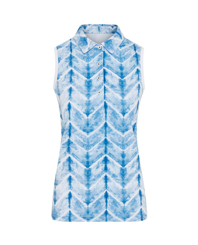 SWING OUT SISTER Dior Elite Sleeveless Polo Neptune's Breath