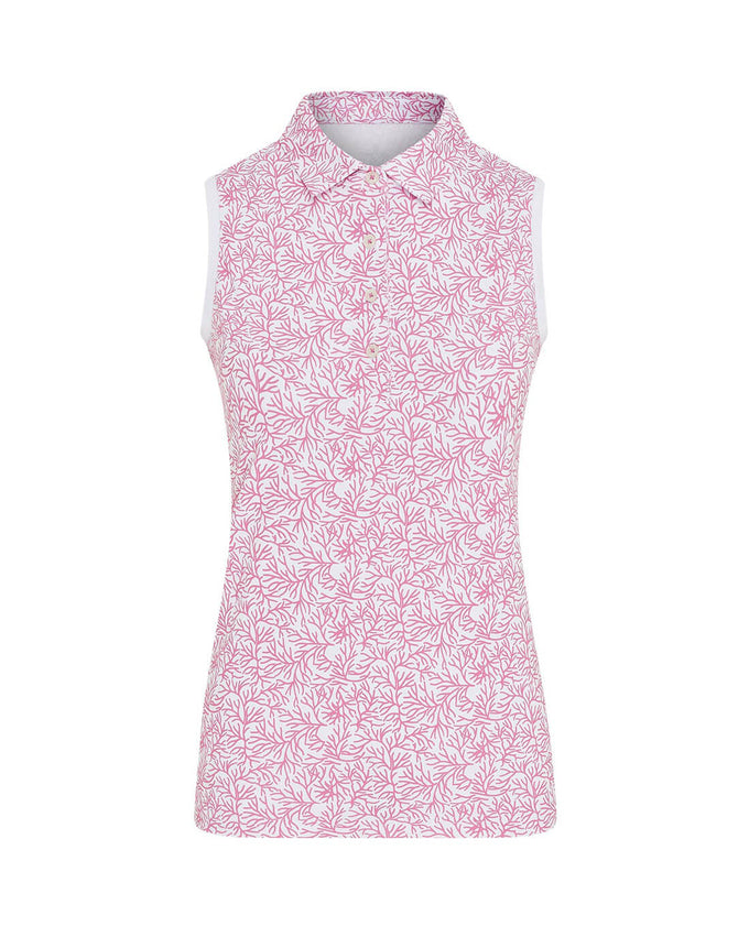 SWING OUT SISTER Dior Elite Sleeveless Polo Coral Whisper