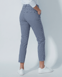 DAILY SPORTS Diane Ankle Pants 27.5" 359 Check Navy