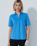 DAILY SPORTS Bella Birdie 1/2 Sleeve Polo 393 Sky