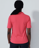 DAILY SPORTS Bella Birdie 1/2 Sleeve Polo 393 Intense Coral