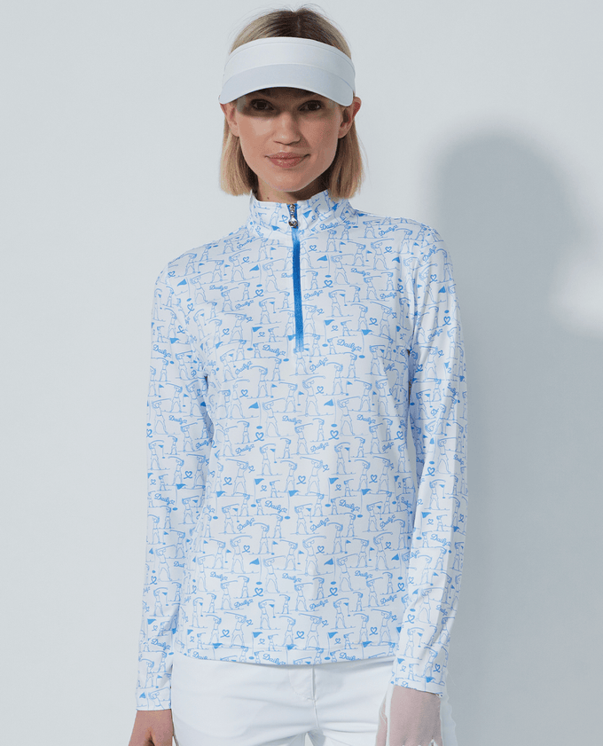 DAILY SPORTS Tempo Long Sleeve Polo 400 Swing Art