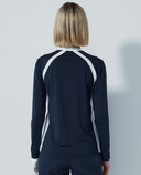 DAILY SPORTS Sculpt Long Sleeve Polo 407 Navy