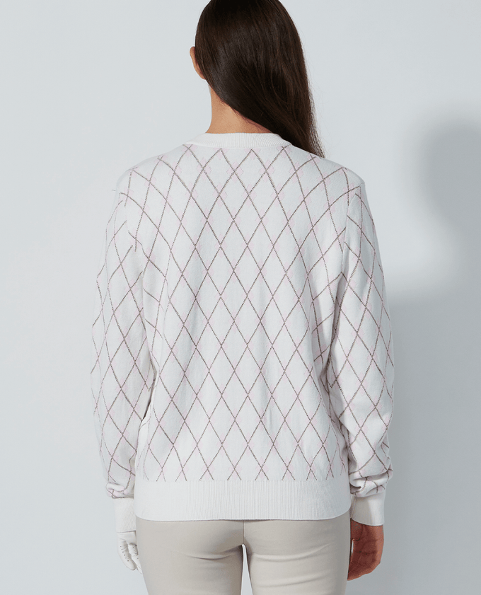 DAILY SPORTS Argyle Cardigan 408 Argyle Stripe