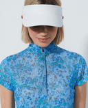 DAILY SPORTS Breeze Mesh Cap Sleeve Polo 417 Water Bloom