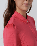 DAILY SPORTS Passion Long Sleeve Polo 445 Intense Coral