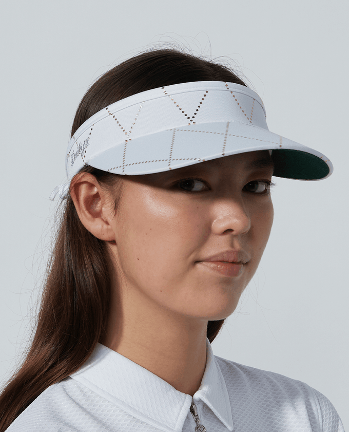 DAILY SPORTS Print Visor 508 Metallic Argyle