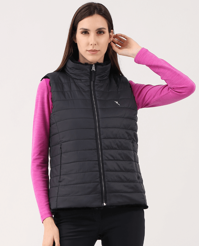 CHERVO Gilet En Fausse Doudoune Ernesta Rouge