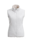 CHERVO Ersilia Faux-fur Reversible Vest Panama White