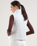CHERVO Ersilia Faux-fur Reversible Vest Panama White