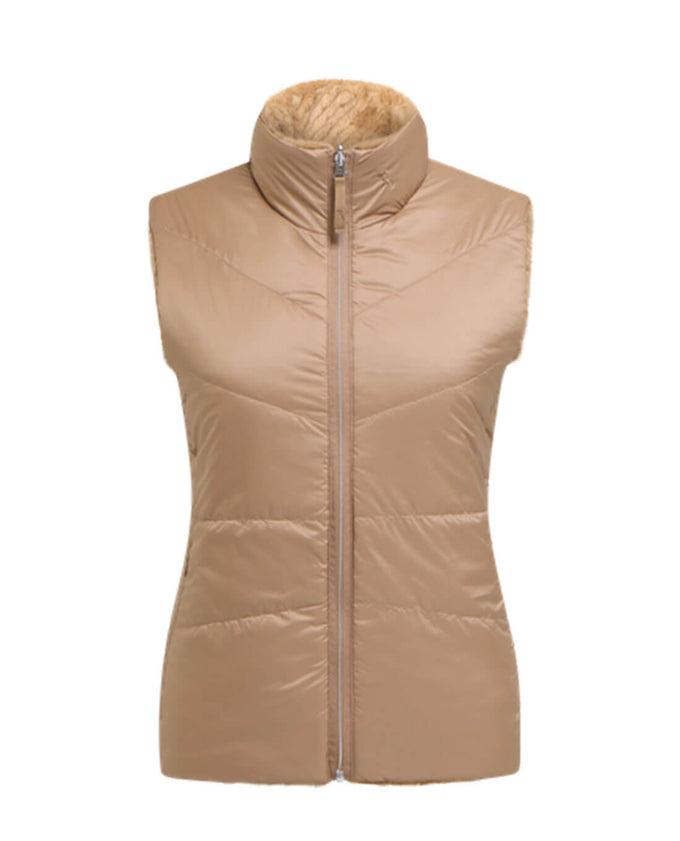 CHERVO Ersilia Faux-fur Reversible Vest Panama Panama