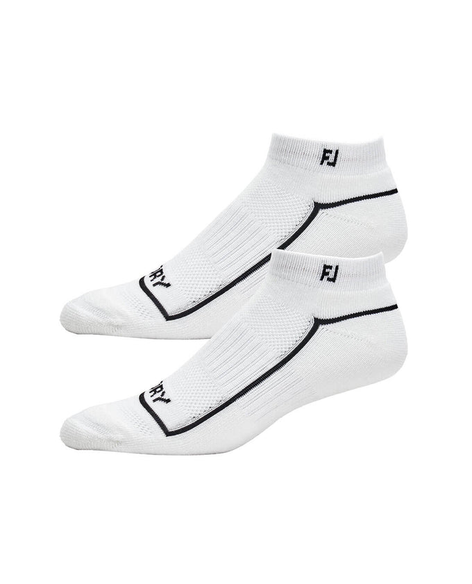 FootJoy ProDry Womens Sportlet Socks 2-Pair Pack 18167 White