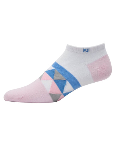 FootJoy ProDry Womens Low Cut Patterned Socks 18204 Pink