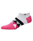 FootJoy ProDry Womens Low Cut Patterned Socks 18196 Hot Pink