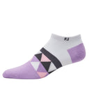 FootJoy ProDry Womens Low Cut Patterned Socks 18198 Purple