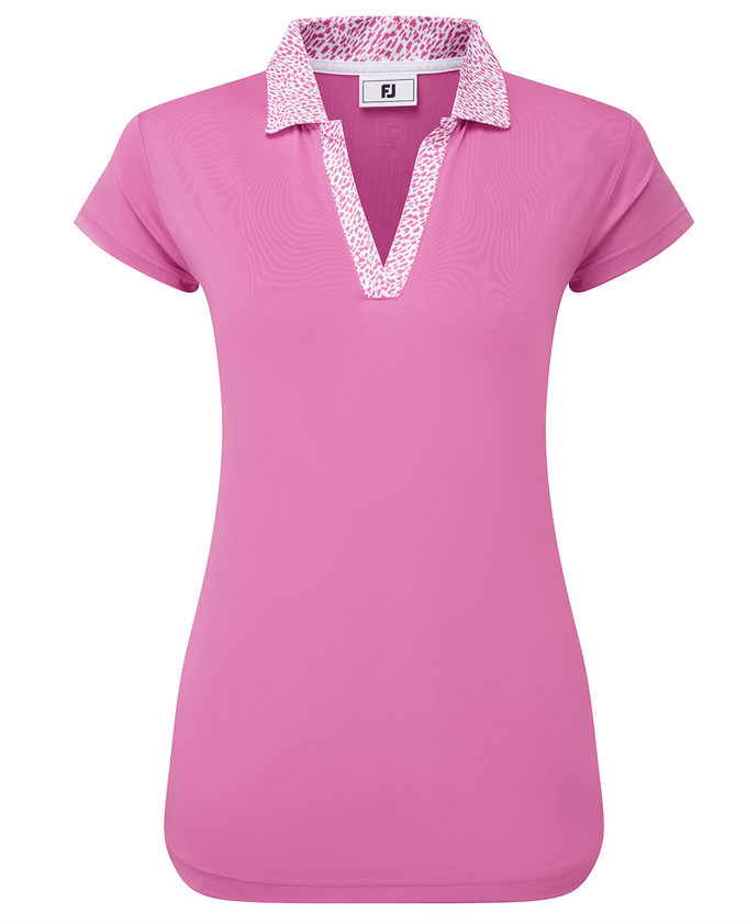 FOOTJOY Odessa Cap Sleeve Polo 34164 Berry