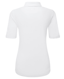 FOOTJOY Half Sleeve Ruched Polo 34204 White