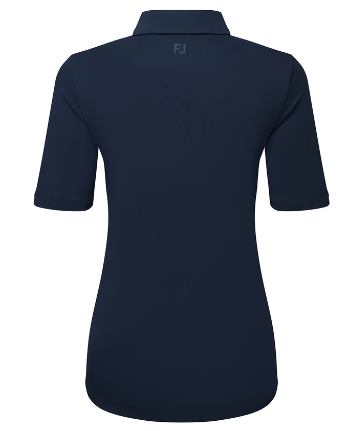 FOOTJOY Half Sleeve Ruched Polo 34207 Navy