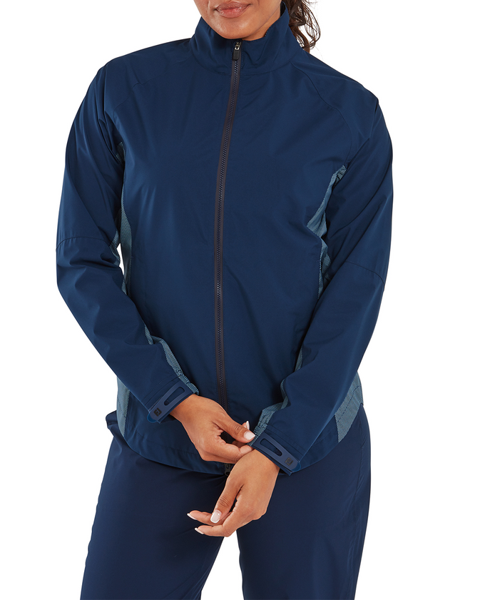 FOOTJOY HydroLite X Womens Waterproof Jacket Navy Dot
