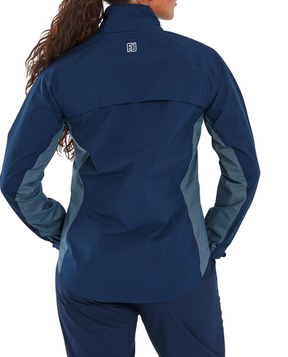 TAILLE S - Veste imperméable femme FootJoy HydroLite X motif pois marine