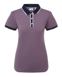 FOOTJOY Cap Sleeve Polo 39369 Dusty Violet / Navy