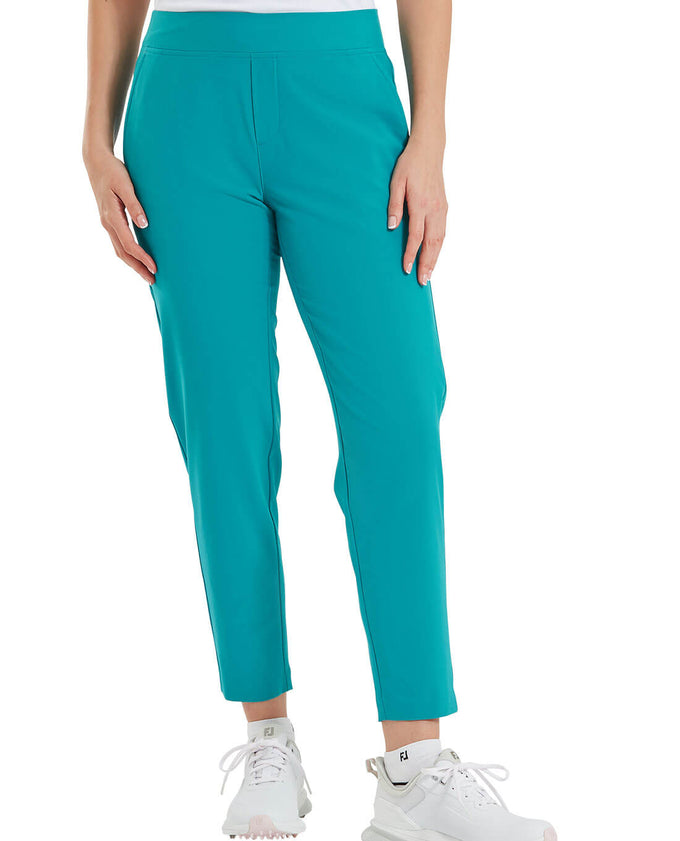 FOOTJOY Lightweight Pull-on Cropped Pant 28" 39386 Tile Blue