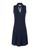FOOTJOY Pleated Dress 39389 White/Navy