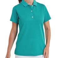 SIZE L - FOOTJOY Stretch Pique Polo 39401 Tile Blue - L / Tile Blue