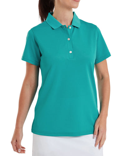 FOOTJOY Stretch Pique Polo 39401 Tile Blue