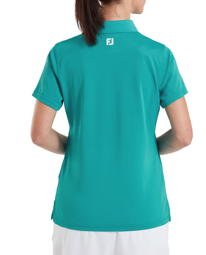 FOOTJOY Stretch Pique Polo 39401 Tile Blue